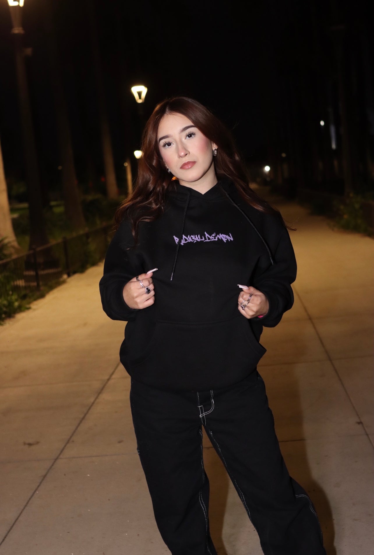 Purple Demon Hoodie